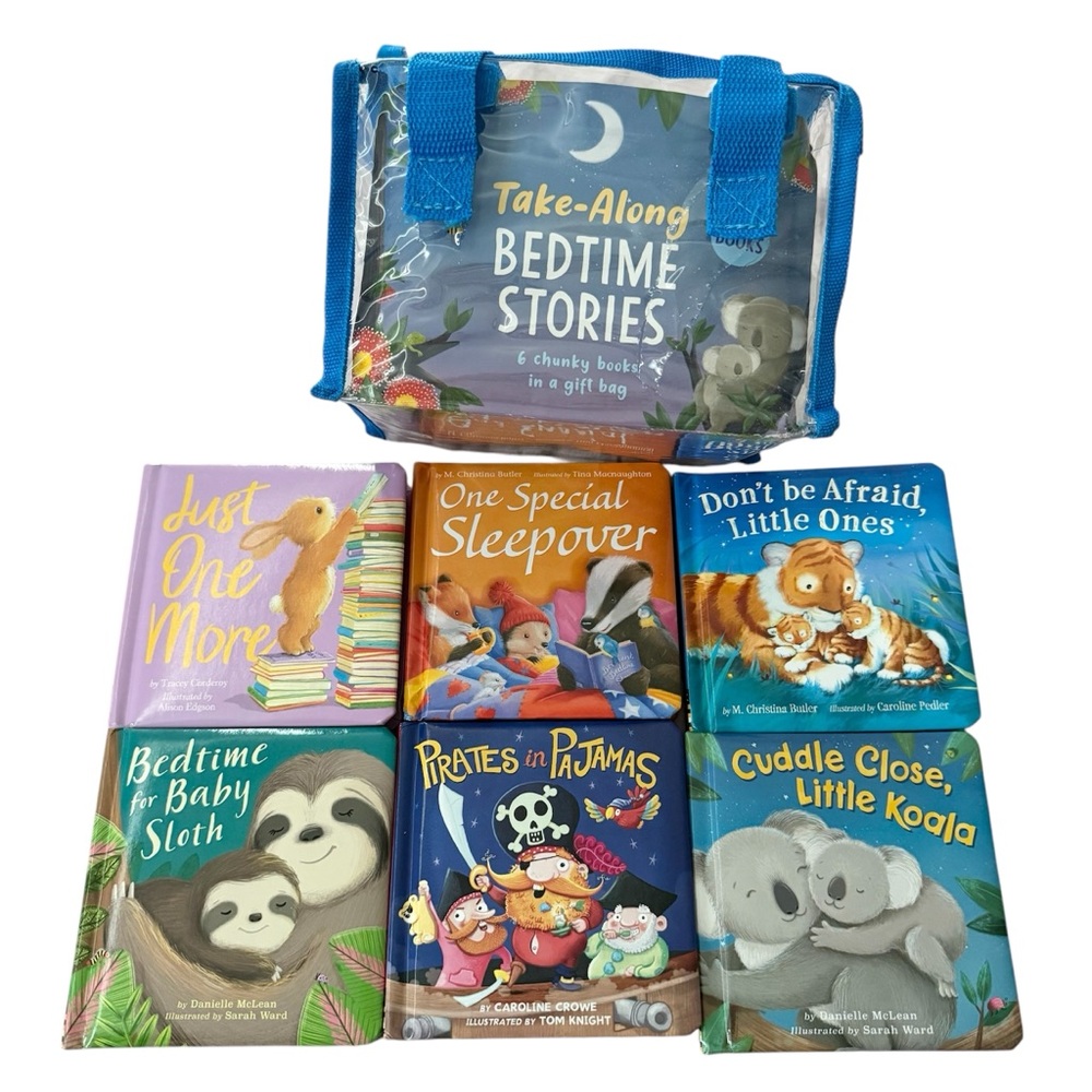 NEW Take-Along Bedtime Stories, Set of 6 Board Books (G139)